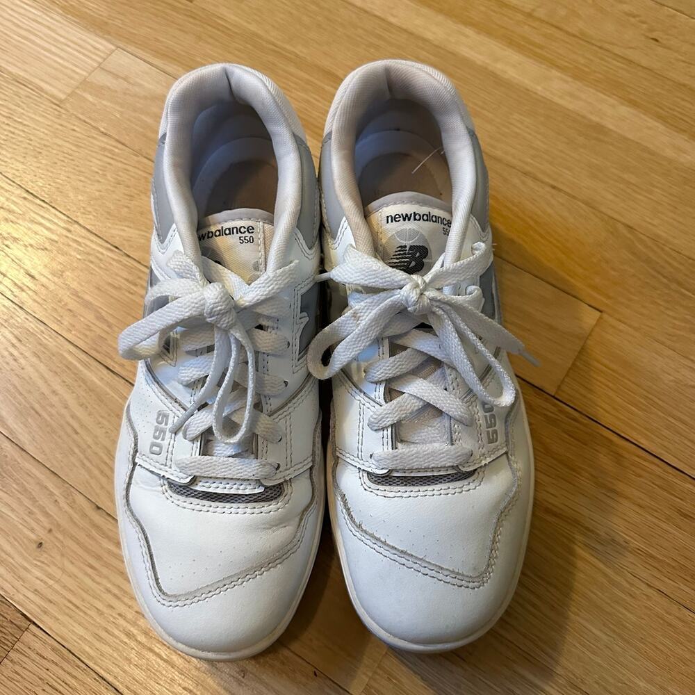 New balance 550 white and grey